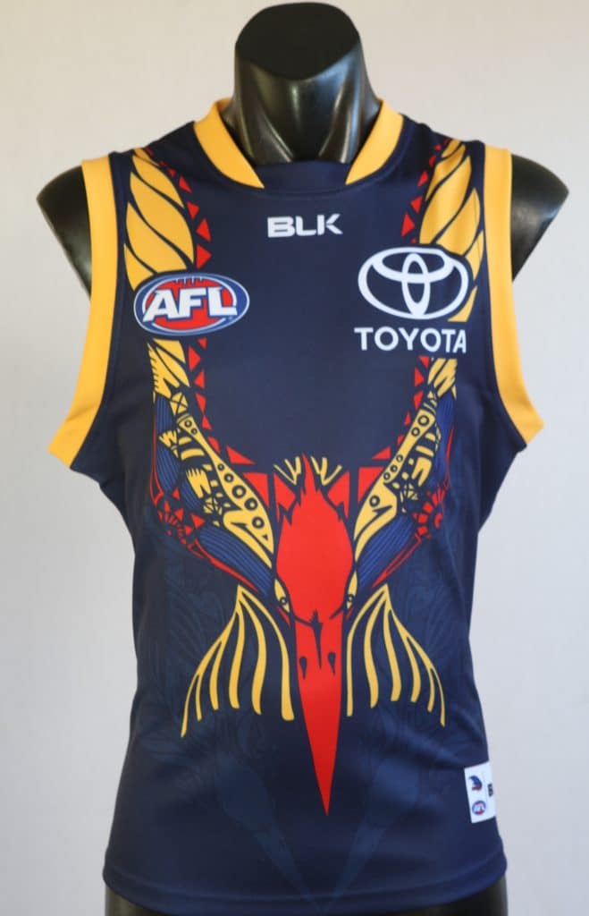 WEST COAST EAGLES AFL HOME FOOTBALL GUERNSEY JERSEY VEST SHIRT